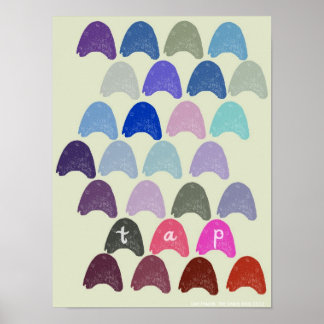 タッププリントポスター ポスター