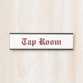 タップルームレッド サインプレート (正面)