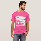 タップ昼寝またはスナップ – ブラジル柔術Bjj Tシャツ (正面フル)