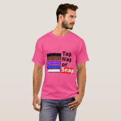 タップ昼寝または究極のガイドをスナップ武術芸術 Tシャツ (正面フル)