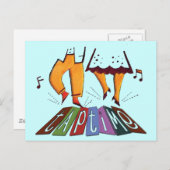 タップ時間 ポストカード (正面/裏面)