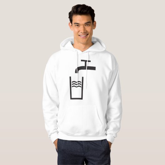 タップ水記号 パーカ (正面フル)