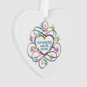 タップ踊りが人生をきらめかせる オーナメント (正面)