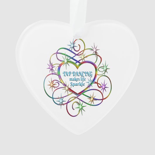 タップ踊りが人生をきらめかせる オーナメント (裏面)