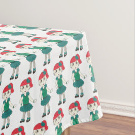 タップ踊りガールダンスリサイタルタップダンス先生 テーブルクロス