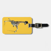 タップ踊りキリン ラゲッジタグ (正面横)