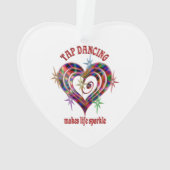 タップ踊りスパークル オーナメント (裏面)