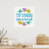 タップ踊りスマイル ポスター (キッチン)