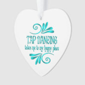 タップ踊りハッピープレース オーナメント (正面)