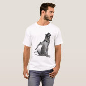 タップ踊り猫 Tシャツ (正面フル)