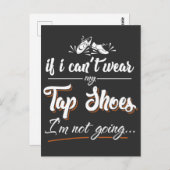 タップ踊り – ダンサーのためのギフト、タップシューズ ポストカード (正面/裏面)