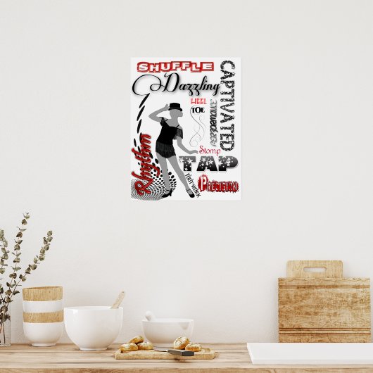 タップ踊り ポスター (キッチン)
