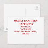 タップ踊り ポストカード (正面/裏面)