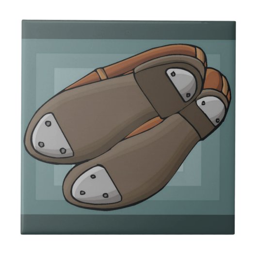 タップ靴 タイル (正面)