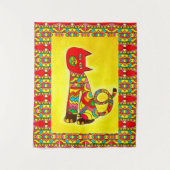 タップ029 -ネコ- タペストリー (正面)