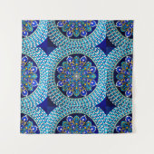 タップ107 – ブルー王室の – タペストリー (正面(横))