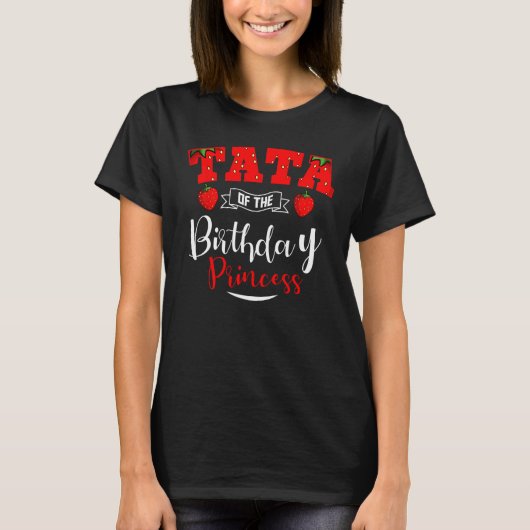 タツオブザ誕生日プリンセスイチゴテーマBda Tシャツ (正面)