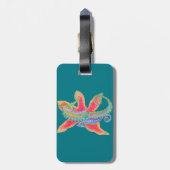 タツノオトシゴおよびヒトデの荷物のラベル ラゲッジタグ (裏面縦)