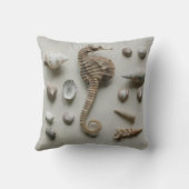 タツノオトシゴおよび貝 クッション (裏面)