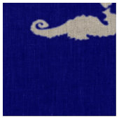 タツノオトシゴおよび貝 ファブリック (クローズアップ)