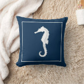 タツノオトシゴが付いている装飾的な装飾用クッション クッション (ブランケット)