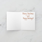 タツノオトシゴのクリスマスツリー シーズンカード (内部)