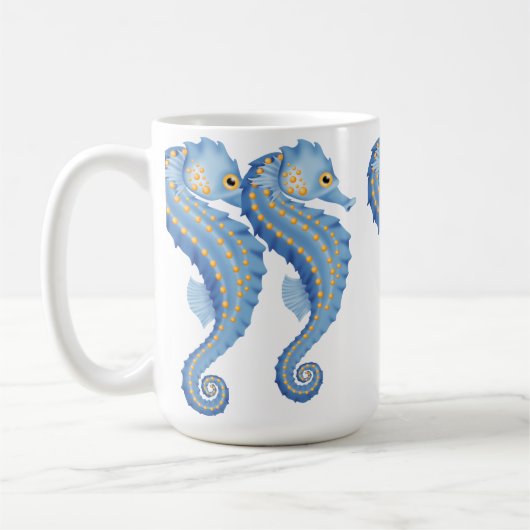 タツノオトシゴのコーヒー・マグ コーヒーマグカップ (左)