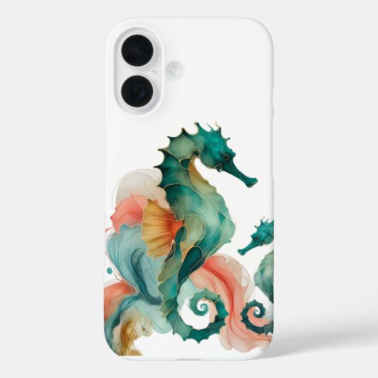 タツノオトシゴのスマホケース Case-Mate iPhoneケース (裏面)