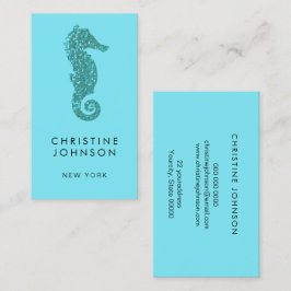 タツノオトシゴのデザイン 名刺