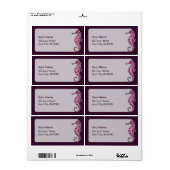 タツノオトシゴのピンク ラベル (フルシート)