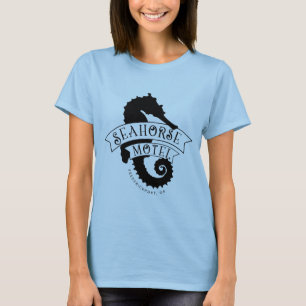 タツノオトシゴのモーテルのTシャツ Tシャツ