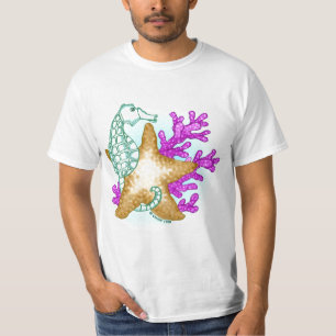 タツノオトシゴの友達Tシャツ Tシャツ