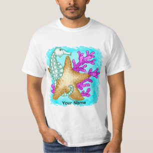 タツノオトシゴの友達Tシャツ Tシャツ