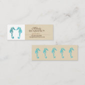 タツノオトシゴの名刺 スキニー名刺 (正面/裏面)