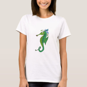 タツノオトシゴの女性のTシャツ Tシャツ