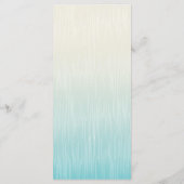 タツノオトシゴの愛の結婚式プログラム プログラム (裏面)