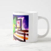 タツノオトシゴの愛 ジャンボコーヒーマグカップ (右)