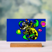 タツノオトシゴの芸術 アクリルサイン (ニュートラル)