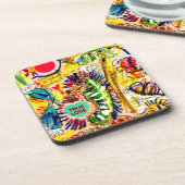 タツノオトシゴの落書き コースター (左側)