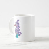 タツノオトシゴの魔法使い帽子マグ コーヒーマグカップ (正面左)