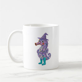 タツノオトシゴの魔法使い帽子マグ コーヒーマグカップ