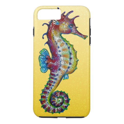 タツノオトシゴの黄色 Case-Mate iPhoneケース (裏面)