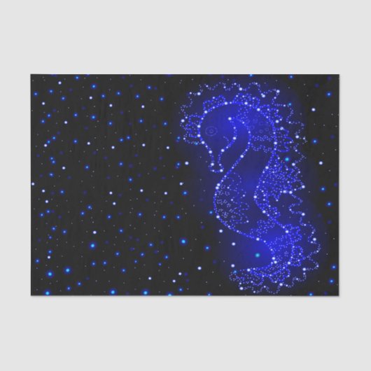 タツノオトシゴはライトで泳ぎます 薄葉紙 (正面)