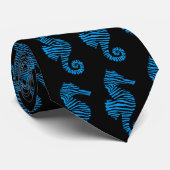 タツノオトシゴパターン ネクタイ (ロール)
