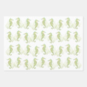 タツノオトシゴ包装紙シート ラッピングペーパーシート (正面3)