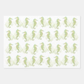 タツノオトシゴ包装紙シート ラッピングペーパーシート (正面2)