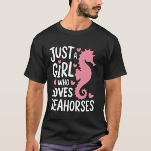タツノオトシゴ好き女子 Tシャツ