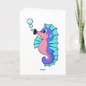 タツノオトシゴ カード (裏面)