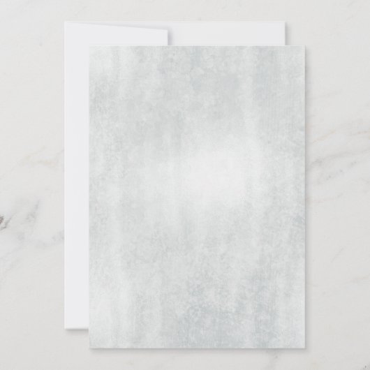 タツノオトシゴ & サザエ ビーチ ウェディング インビテーション (裏面)