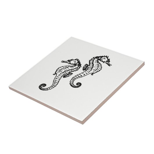 タツノオトシゴ タイル (側面)